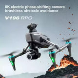 V196 8K Dual Camera Drone, Optical Flow Positioning And Wi Fi-Spring discount Drone