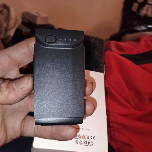 DJI Mavic Air battery pack with LED indicator lights