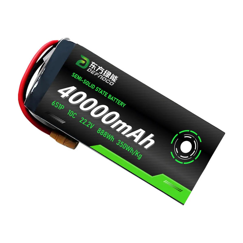 High Density 350Wh/Kg 6S 12S 14S Drone Battery 40000mah 40Ah 23.1V 46.2V Solid State Batteries for UAV VTOL Drone Drone