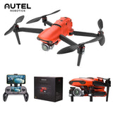 Autel Evo 2 Pro quadcopter drone with 4 propellers and mounted camera, orange body