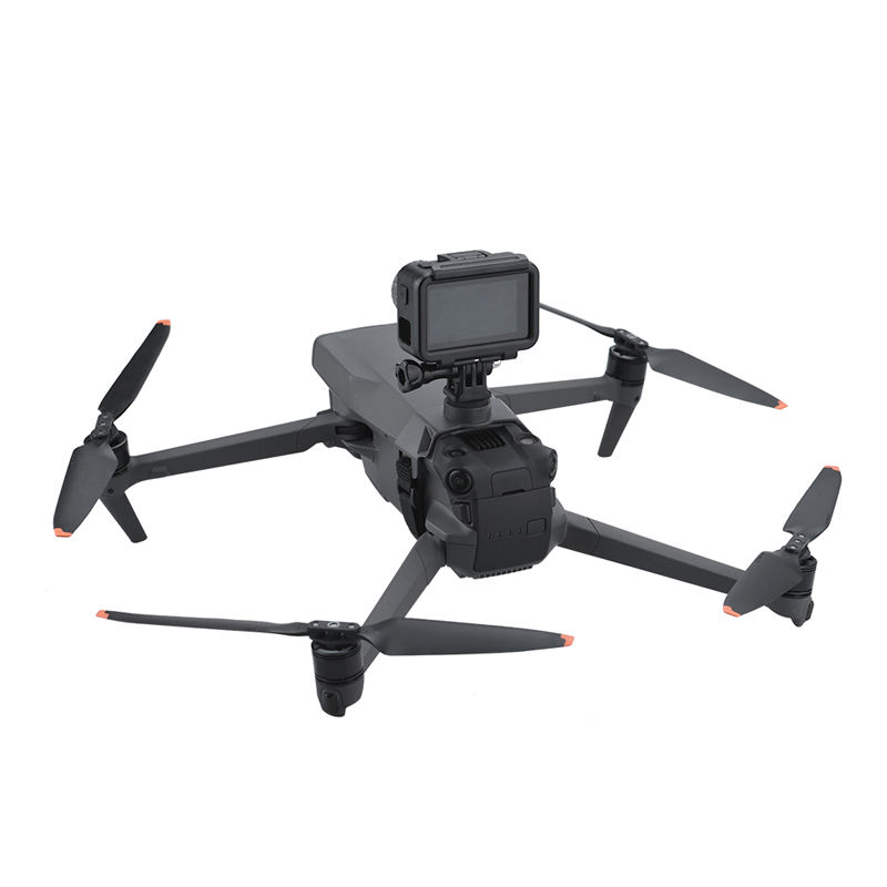 Drone extension fill light bracket mount kit with compact camera attachment