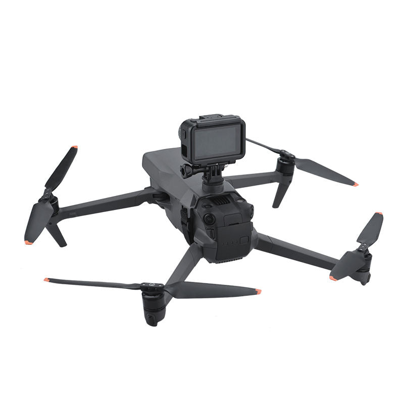 Drone camera fill light bracket mount extension kit with small light module