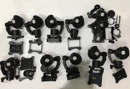 Drone camera gimbal and mount components for repair service