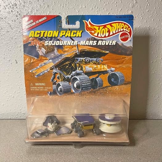 Hot Wheels Action Pack Sojourner Mars Rover diecast sealed blister package