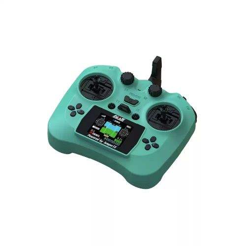 Smart remote controller, mint green with dual joysticks and color HD screen