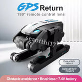 S188 RC Drone, GPS Return, Obstacle Avoidance Brushless Dual Camera Quadcopter Drone