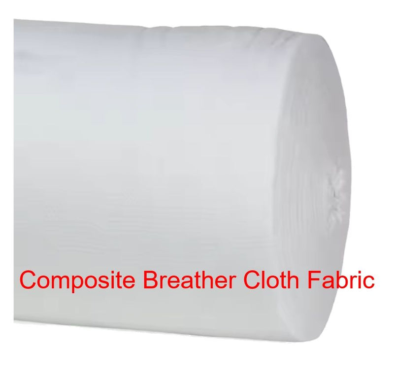 Composite breather cloth fabric, light gray white sheet for vacuum bag use