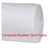 Composite breather cloth fabric, light gray white sheet for vacuum bag use