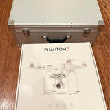 Hard case with Phantom 3 Advanced drone and controller inside
