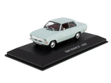 Opel Kadett B 1965 diecast model car, light mint, front three-quarter view on base