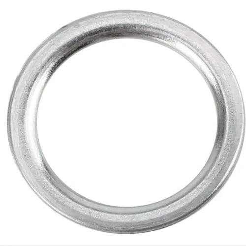 Diecast car wheel rim ring, circular chrome metal detail
