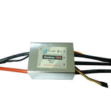 RC airplane brushless ESC motor controller with wiring pigtails, aluminum case