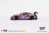 MINI GT 1:64 911 GT3 R #27 HubAuto Racing 2023 LHD Diecast Model car Toy