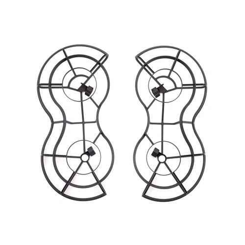 Propeller guard set with protective circular frames, black