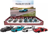 PORSCHE GT2 RS 911 Diecast 1:36 Scale Model Car Toy KINSMART - Choice of colours Toy
