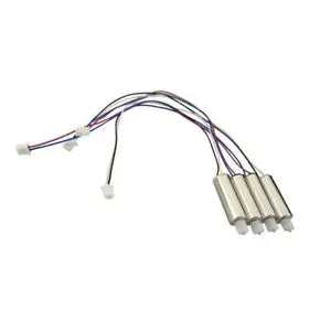 4-piece RC drone motor wire connector set with four lead plugs