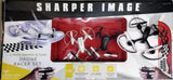 Sharper Image Dual 2 Pack Drones & Flag Racer Drone Set. New in Box. Retail $128 Drone