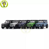 1/64 Mercedes-AMG G63 diecast toy car set, four SUVs in black, white, green, blue