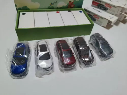 1:64 Acura RDX diecast model car set with five cars: blue, white, red, black