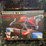 Sharper Image FPV streaming drone box with VR headset and DX-4 drone