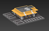 Food Chain Magnate Board Game American Street 3D Model Street Painted