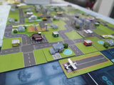 Food Chain Magnate Board Game American Street 3D Model Street Painted