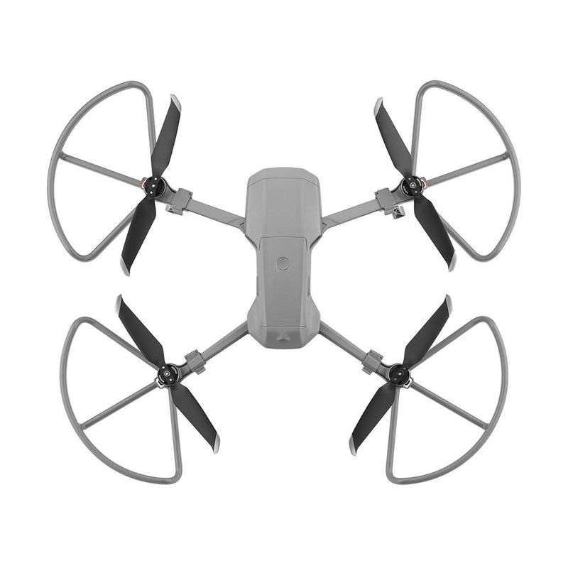Drone propeller guard protective cover with foldable landing gear