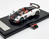 CR LCD 1:64 White Huayra Roadster BC #20 Sports Model Diecast Metal Car Parts