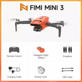 FIMI Mini 3 Mini3 3-Axis Camera Drone 9KM Transmission 4K 60fps Video Quadcopter Drone