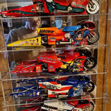 NASCAR&NHRA Diecast1/64th1/24th&1/18th scales. Stock cars Funny cars& Drag Bikes Branford CT