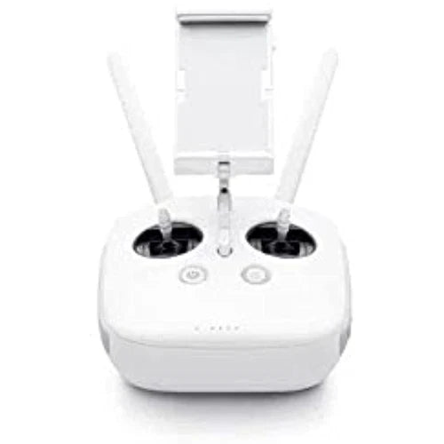 DJI Phantom 4 Pro V2.0 remote controller without display, white base and two antennas