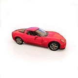 Kinsmart - 2007 Chevrolet Corvette C6 Z06 (Red) - 1:36 - Loose Diecast Car Toy