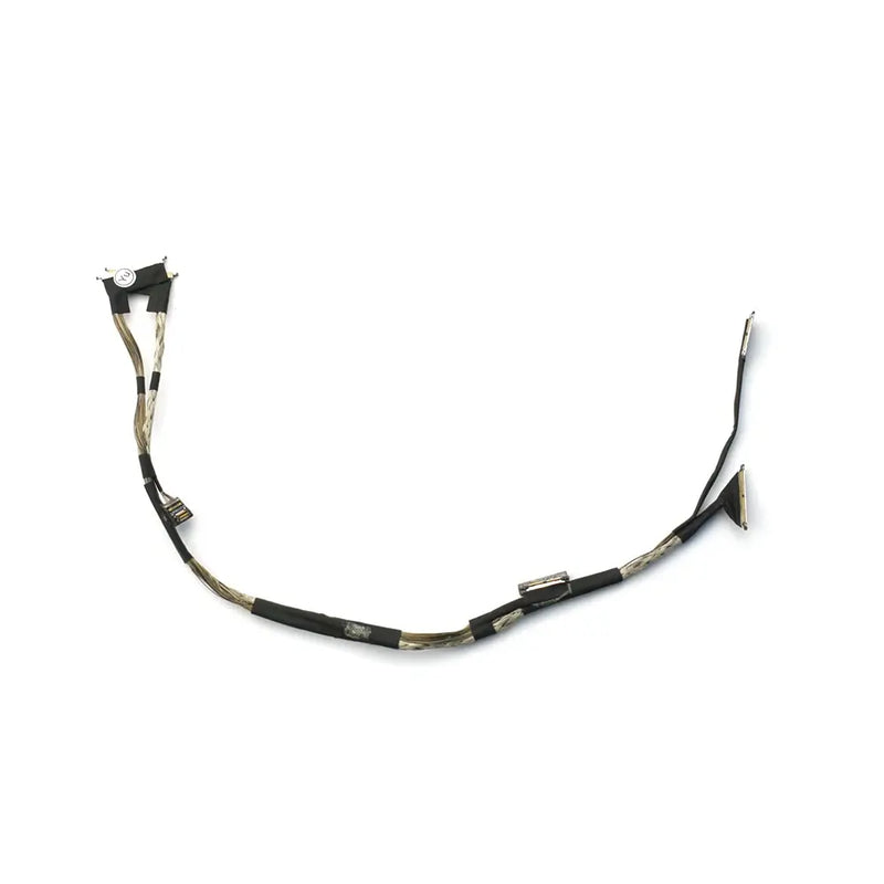 Drone gimbal signal cable with two terminal connectors and flex wire