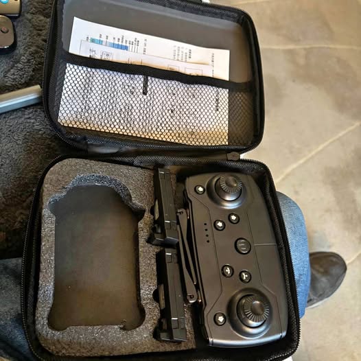 Drone remote controller with foam insert inside hard case