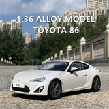 NEW 1:36 TOYOTA 86 Classic Car Alloy Sports Car Model Diecast Metal Toy Vehicles Toy