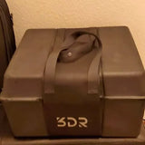 3DR drone shipping box with carry handle and 3DR logo