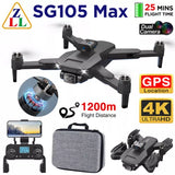 Grey folding quadcopter drone with camera and four propellers