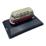 Volkswagen T1 Samba Bus 21 Window Red Diecast VW 1:76 Scale Oxford Parts