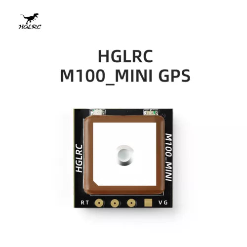 HGLRC M100_Mini GPS module PCB with mounting hole and pin connector