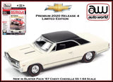 Auto World New Premium '67 Chevy Chevelle SS 1:64th Scale Diecast Cars 272B Toy