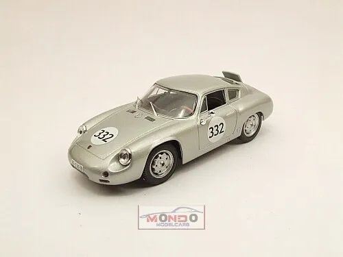 Light gray classic race car diecast model with number 332 on the side