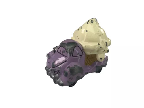 Purple diecast ice cream truck scoop part with cream dome