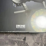 Black drone with DRONE logo and front controller panel