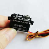 Kingmax C507 4.9kg Digital Steel Gears Mini Wing Servo 8mm Thin CNC for RC Airplanes Aircraft Sailplane Glider Drone Competitive Drone