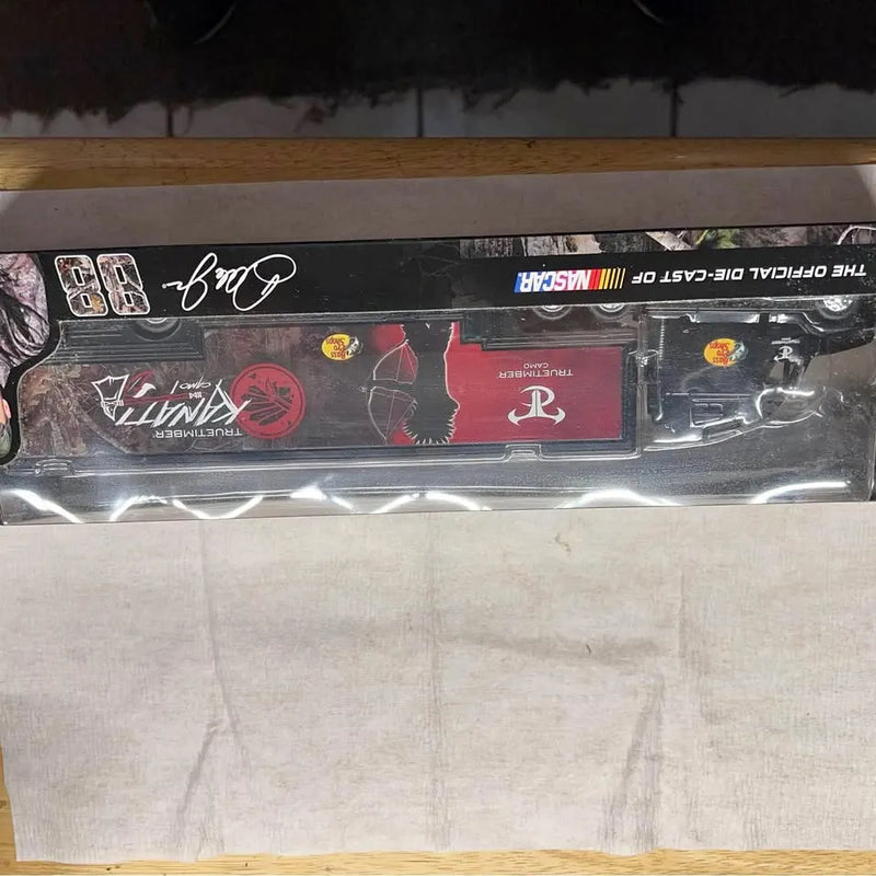 Dale Jr 1:64 diecast tractor trailer in black blister package with front logos
