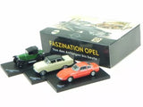 Opel SET Opel GT + Opel Kadett A + Opel Laubfrosch diecast modelcar Atlas 1:87 Parts