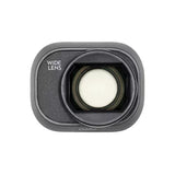 Drone wide-angle lens module, black, 'WIDE LENS' label, 0.65x