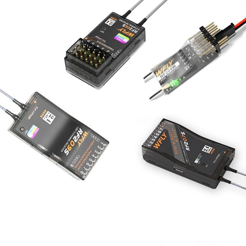 Remote control mini RC drone receiver and transmitter board with antenna connectors