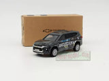 1/64 scale Chevrolet Blazer diecast model, dark gray with black details