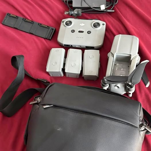 DJI Mavic Air 2 drone with remote controller and accessory case